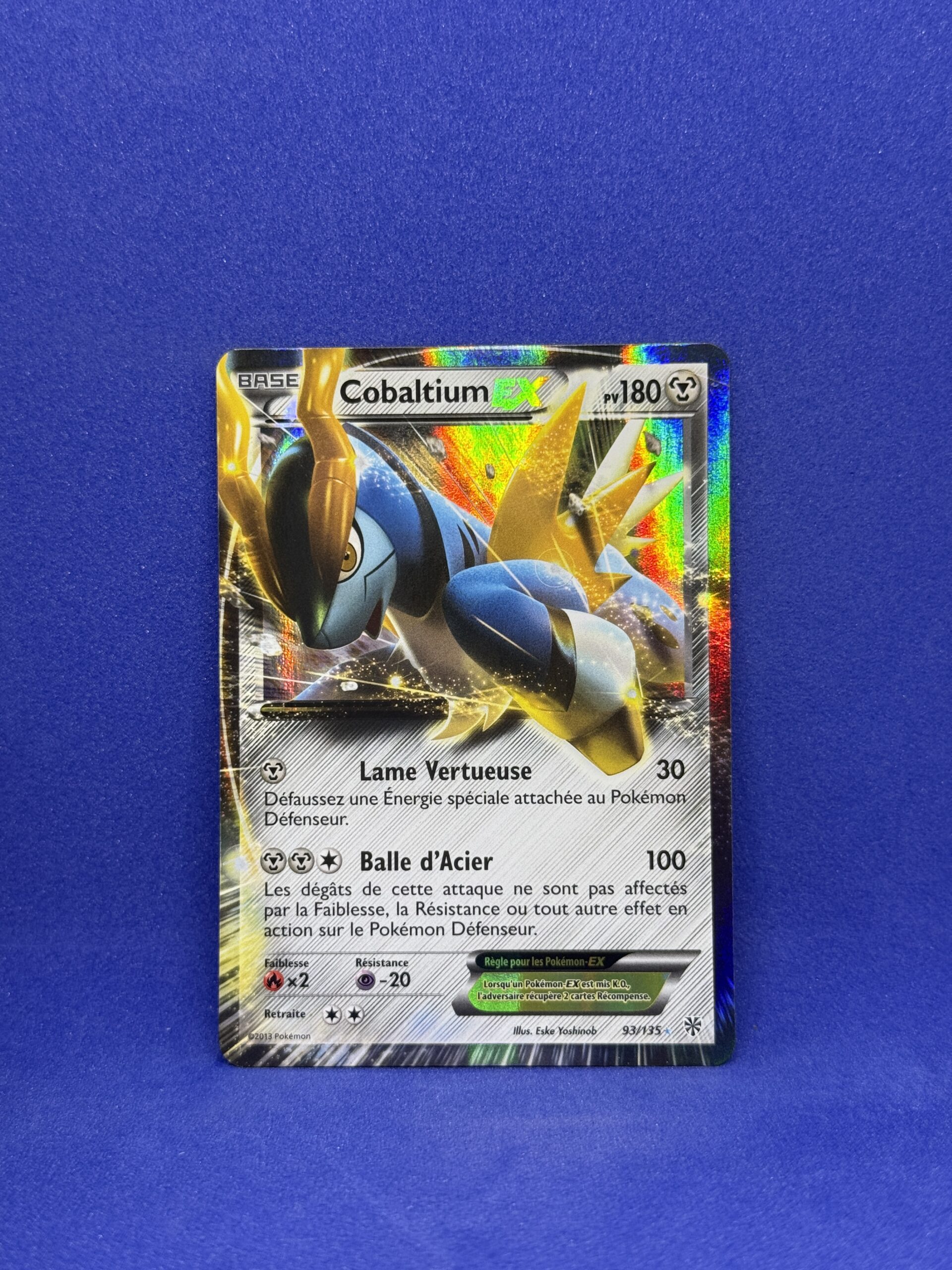 Carte Pokémon - Tempête Plasma - Cobaltium ex - 93/135 (1696 C)