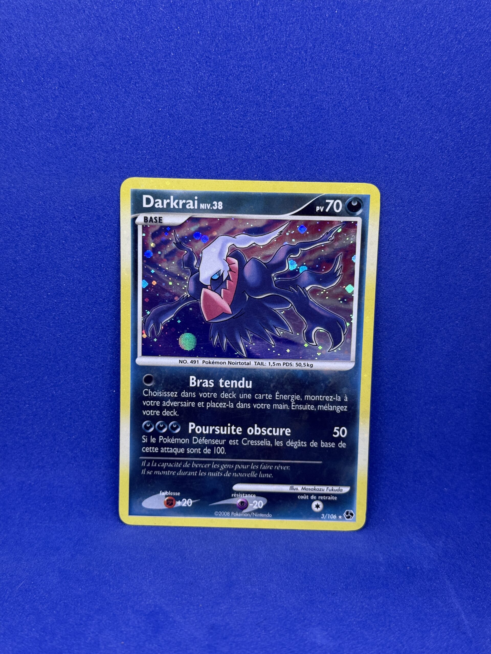 Carte Pokémon - Duels au Sommet - Darkrai - 3/106 (2507 C)