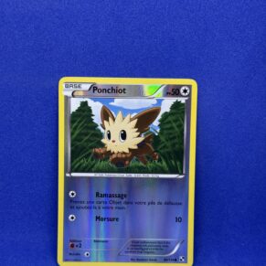 Carte Pokémon - Noir et Blanc - Ponchiot - 80/114 (2534 B)